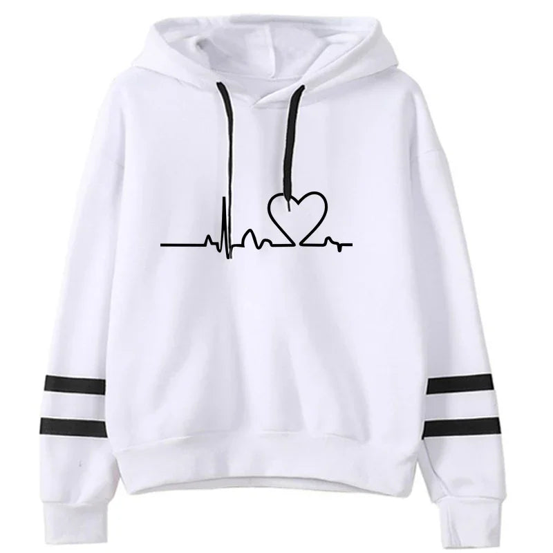 Womens Tracksuit Casual Stripe Versatile Sweatshirt Black Sweatpants Loose Print High Quality Outfits Single Piece Hoodies Pants