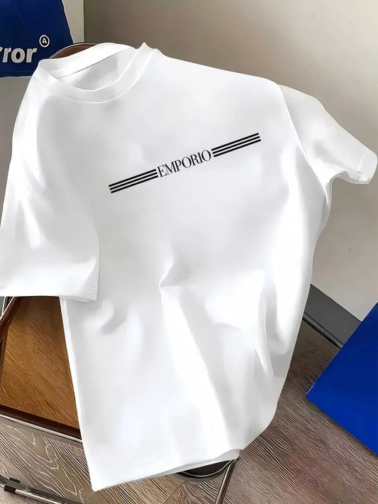 Men's T-Shirts - Breathable Moisture-Wicking Short Sleeve Round Neck Casual & Athletic Tees, All-Season Comfort Fit for Gym