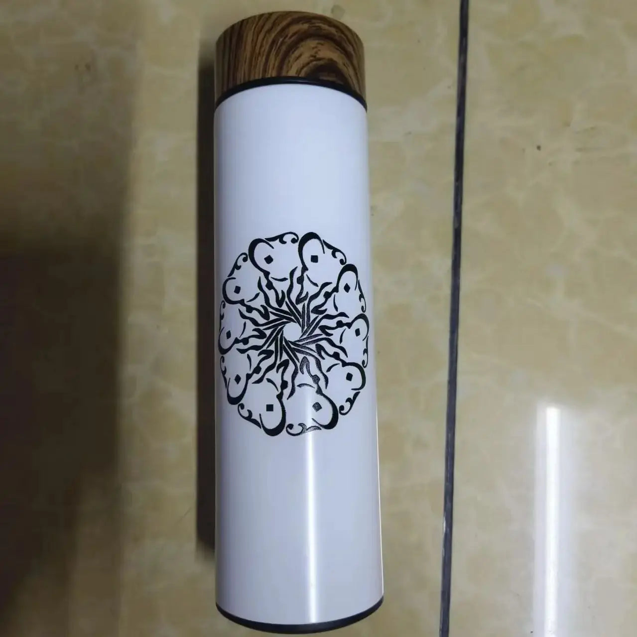 Personalized Coffee Mug Travel Thermos Gift for   iced and hot drinks, Arabian Camel Planet