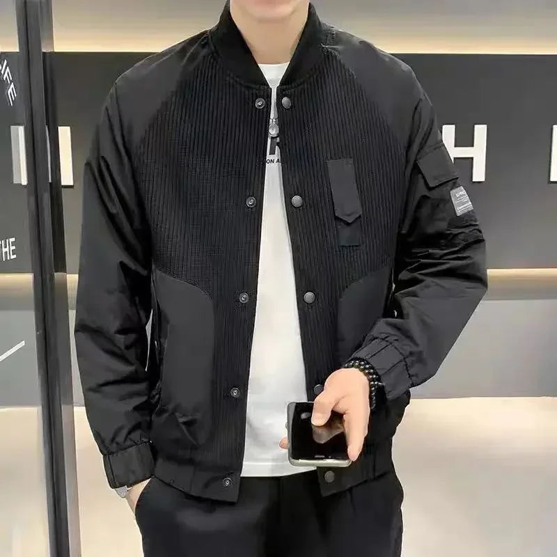 Men's Baseball Jackets New In Male Coats Stylish Y2k Luxury Designer Fast Delvery Joker Cold Vintage Cheap Clothes Offer Trendy