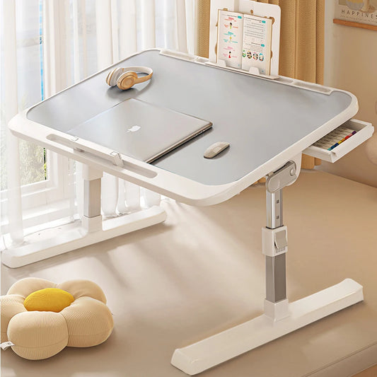 Computer Desk Bed Top Desk Adjustable Folding Simple Home Bedroom Sitting Floor Bay Window Laptop Office Small Desk Board