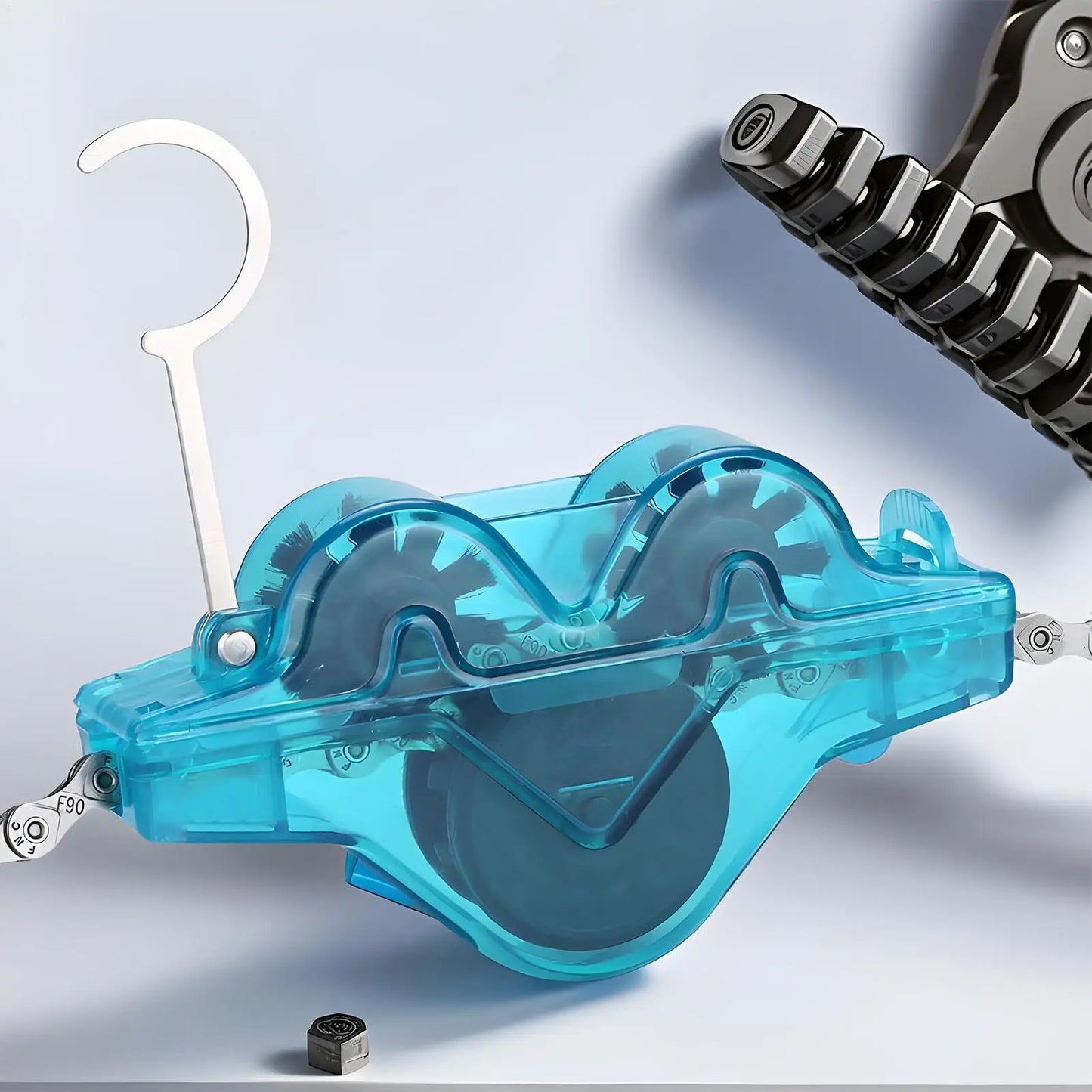 Cycling Chain Cleaner Kit Cycle Chain Scrubber Cleans Tool Portable Cleaning Tools Bike Accessories for Road Mountain Fitness