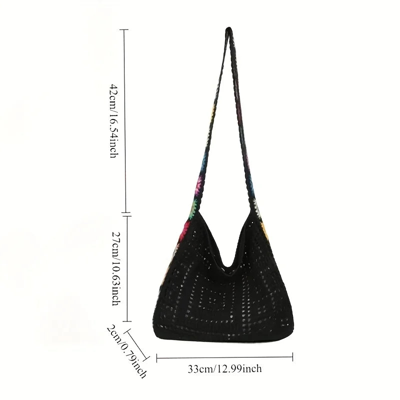 Women Handbag Fashionable Knitted Bags, Crossbody Bags, Shoulder Bags, Hand Hook Bags, Women's Bags