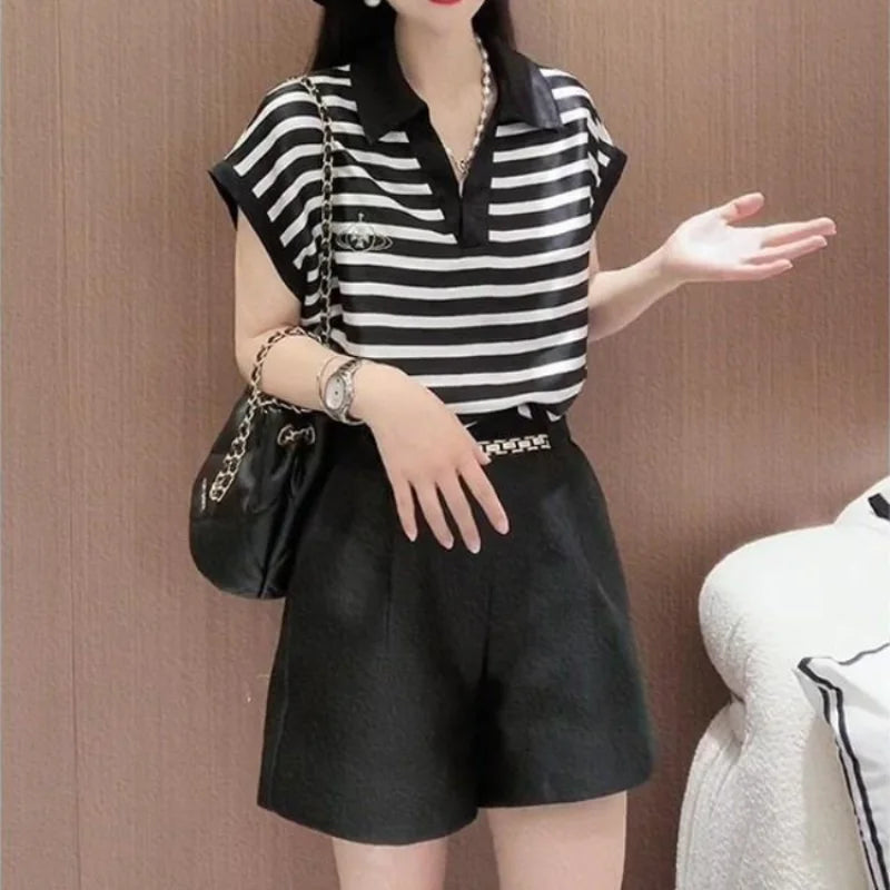 Women's Short Sets 2 Pieces Casual Summer Fashion 2025 Female Shorts New Trends Luxury Tailorin Cheap And Korean Style Offers
