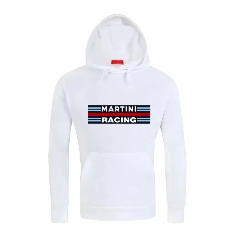 Men's Hoodies Martini Racing Print Unisex Hooded Fleece Sweatshirt Pullover Jacket Casual High Quality Streetwear Fashion Trends