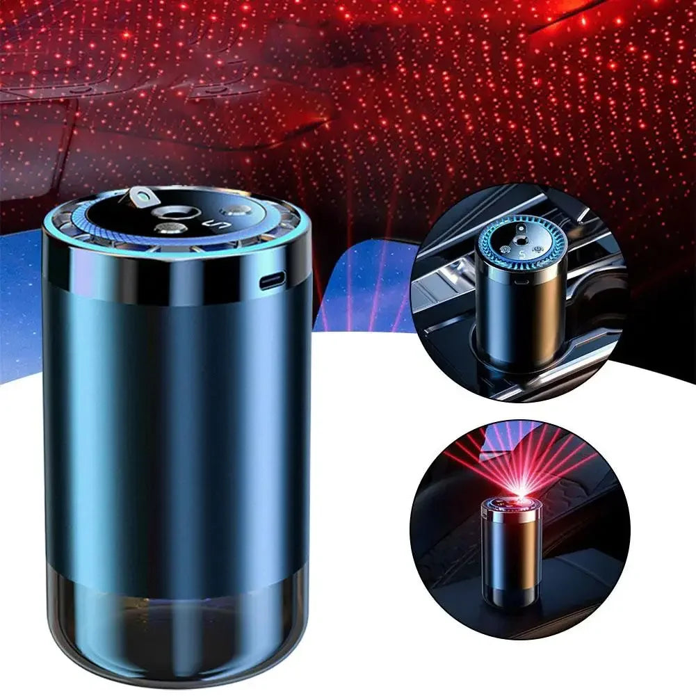 Car Perfume Diffuser Device Intelligent Auto Interior Decoration Humidifier Ambient Light Rechargeable Aroma Diffuser Ornament