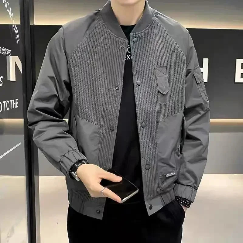 Men's Baseball Jackets New In Male Coats Stylish Y2k Luxury Designer Fast Delvery Joker Cold Vintage Cheap Clothes Offer Trendy