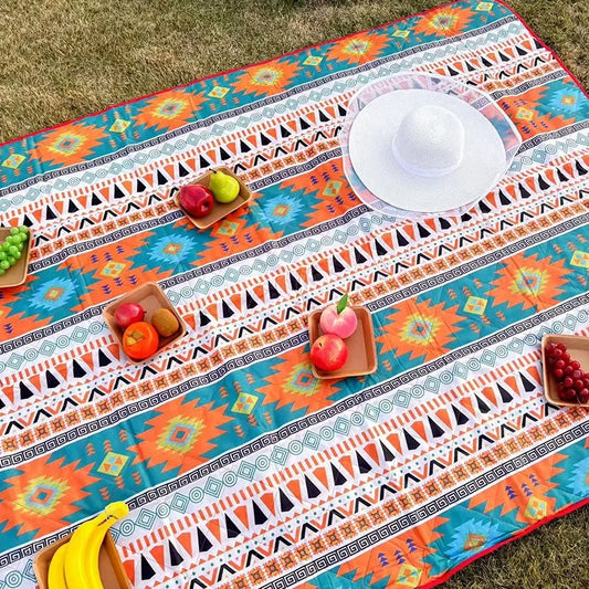 Modern Oxford Cloth Picnic Mat Outdoor Camping Thickened Ground Mat Moisture-proof Waterproof Folding Portable Camping Mats