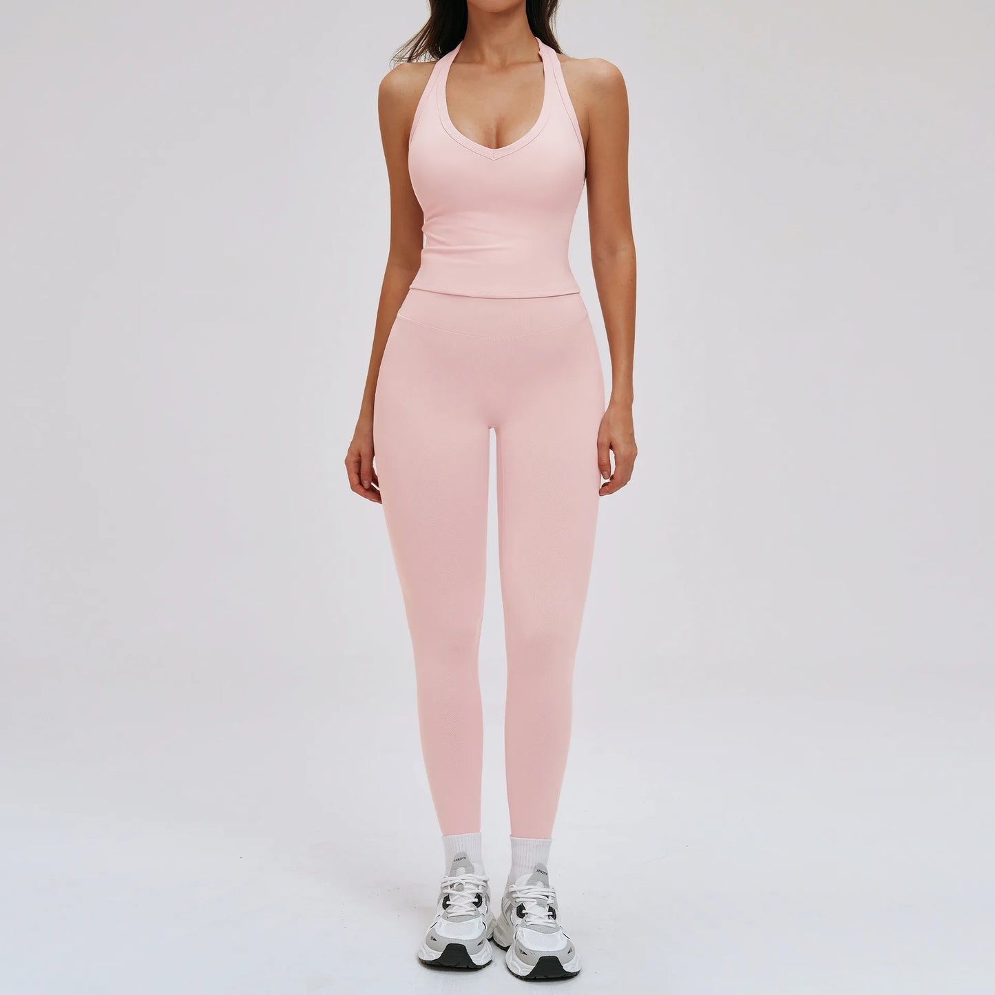 Yoga Set for Women 2026 Beauty Back Tight-Fitting Versatile Yoga Outfit Outdoor Running Sports Set Gym Wear Workout Clothes