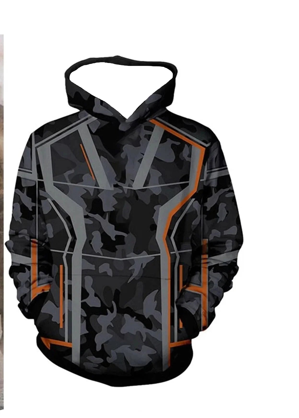 Awaken Your Inner Hero! Men's Iron Man Pattern Hoodie, A Classic Reimagined for Autumn/Winter, Combining Comfort and Style