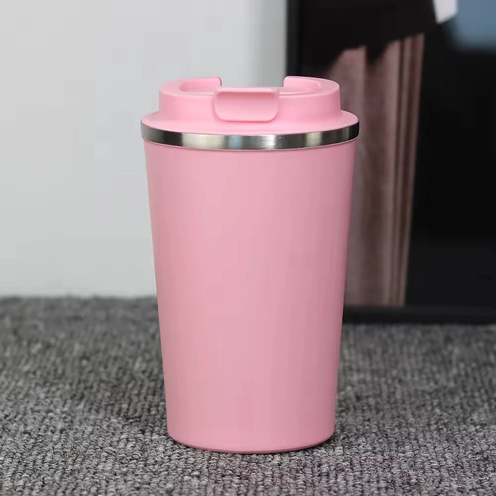 Personalized Name Thermos Mug Custom Engraved Double Wall Stainless Steel Travel Cup Vacuum Insulated Tumbler for Coffee Tea