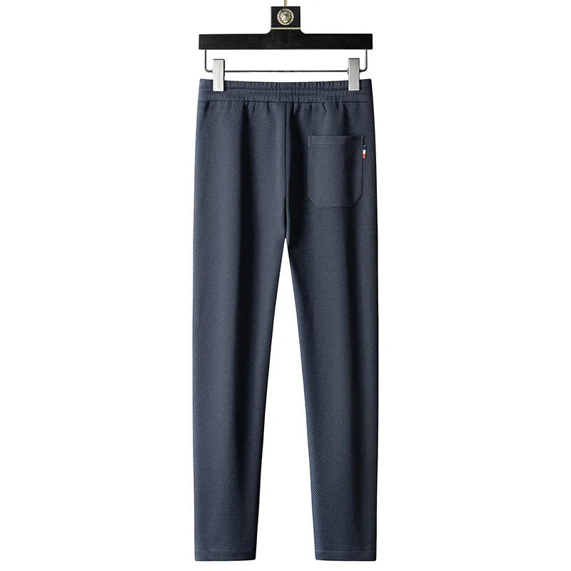 (jackets + trousers) 2024 spring fashion men jackets Man coats long sleeve men's casual jackets men A set of clothes size M-5XL