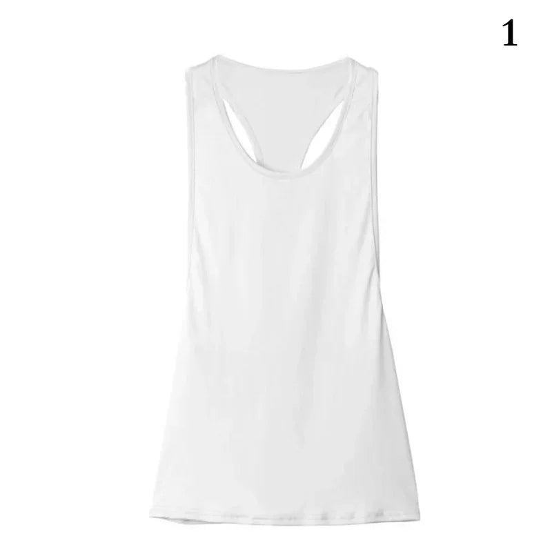 Women's Tank Tops Blouse Loose Sleeveless Shirt Gym Yoga Vest Training Running Vest Women Gym Tank Top Soccer Motion Vests