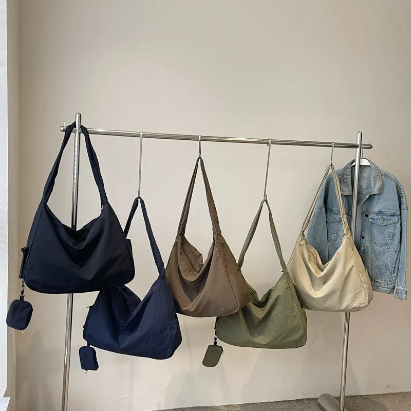 Women's Handbag Large Women Shoulder Shopper Bag Canvas Luxury Designer Cloth Tote Bags for Woman 2025 Trend Brands Big Female