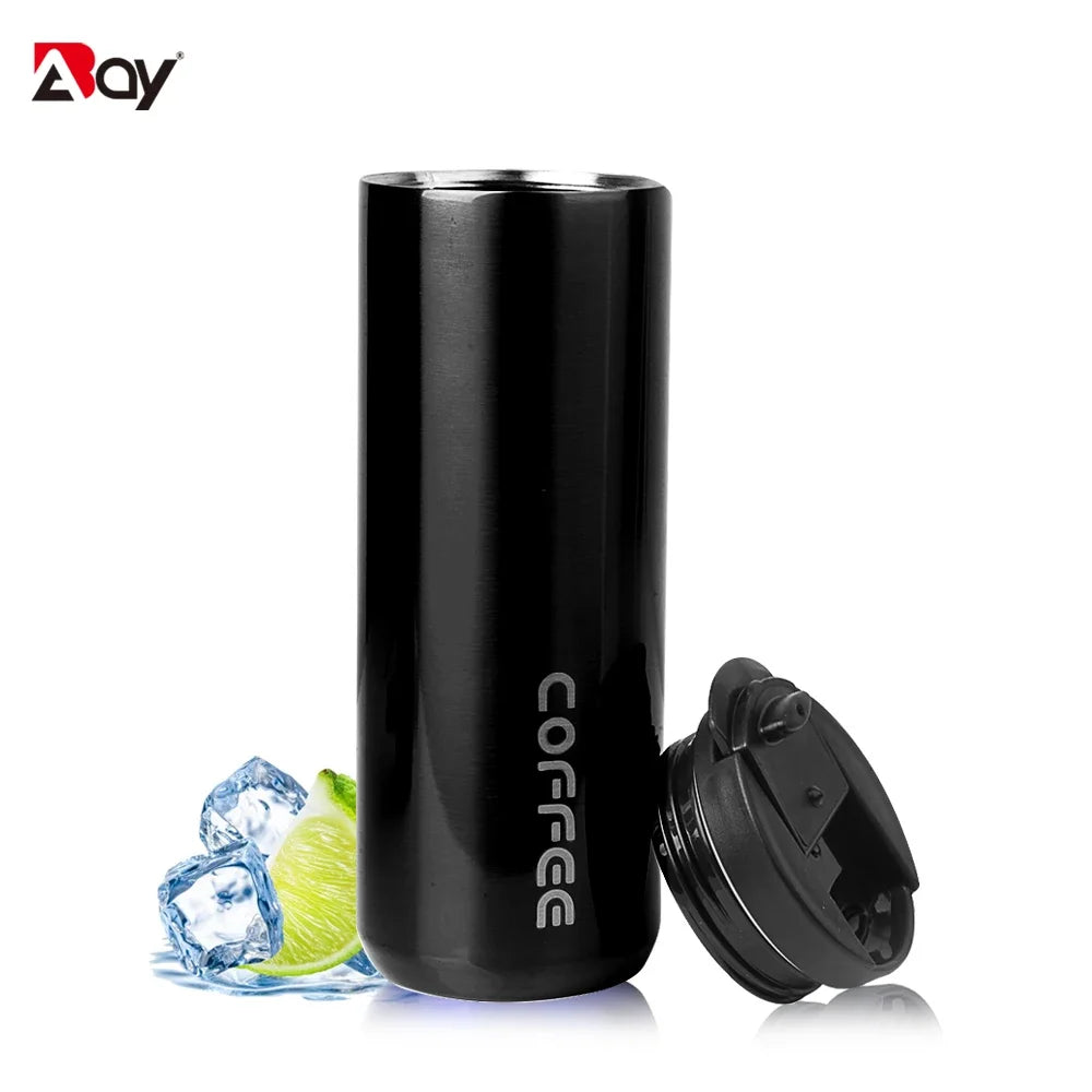 Insulated Travel Mugs with Lids Thermos Bottle for Coffee Stainless Steel Tumbler Thermal Insulation Vacuum Flasks Drinkware
