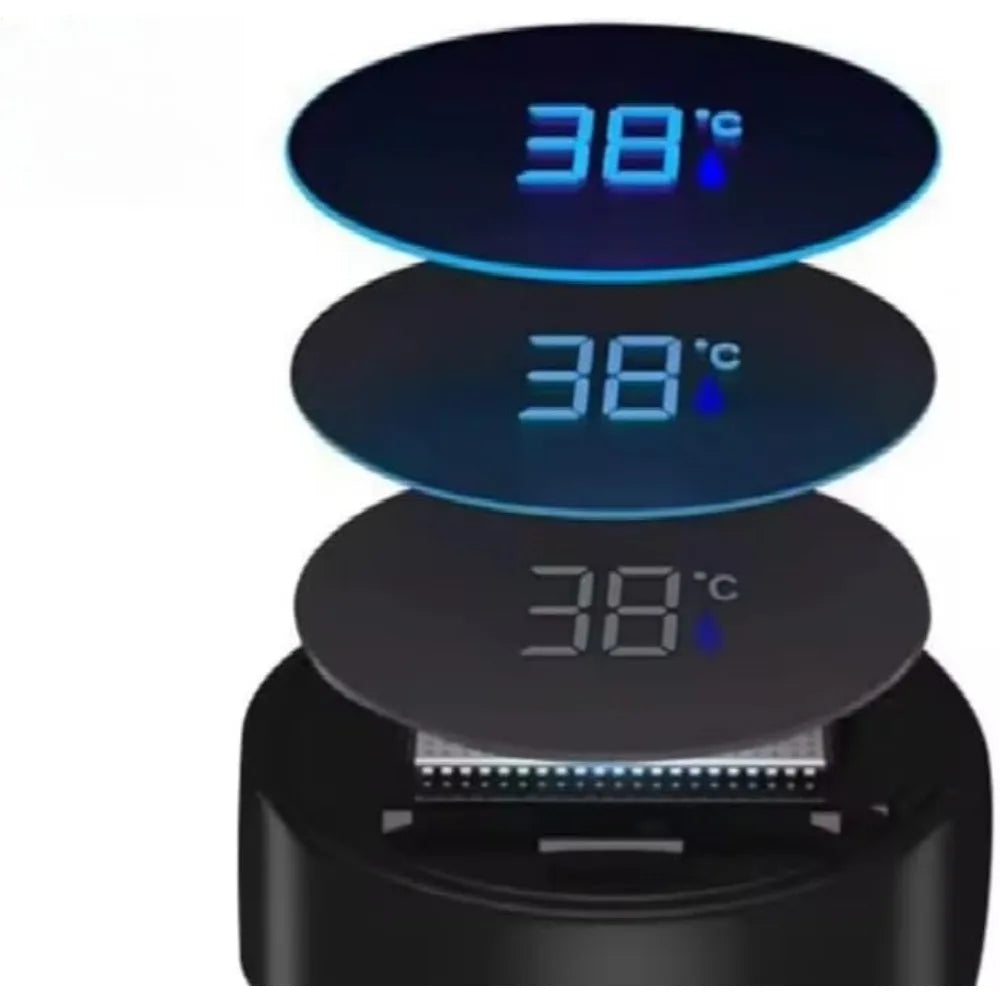 500mlSmart Water Bottle with LED Temperature Display Thermostat Double Wall Vacuum Insulated Water Bottle Cold 36 Hrs Hot 24 Hrs