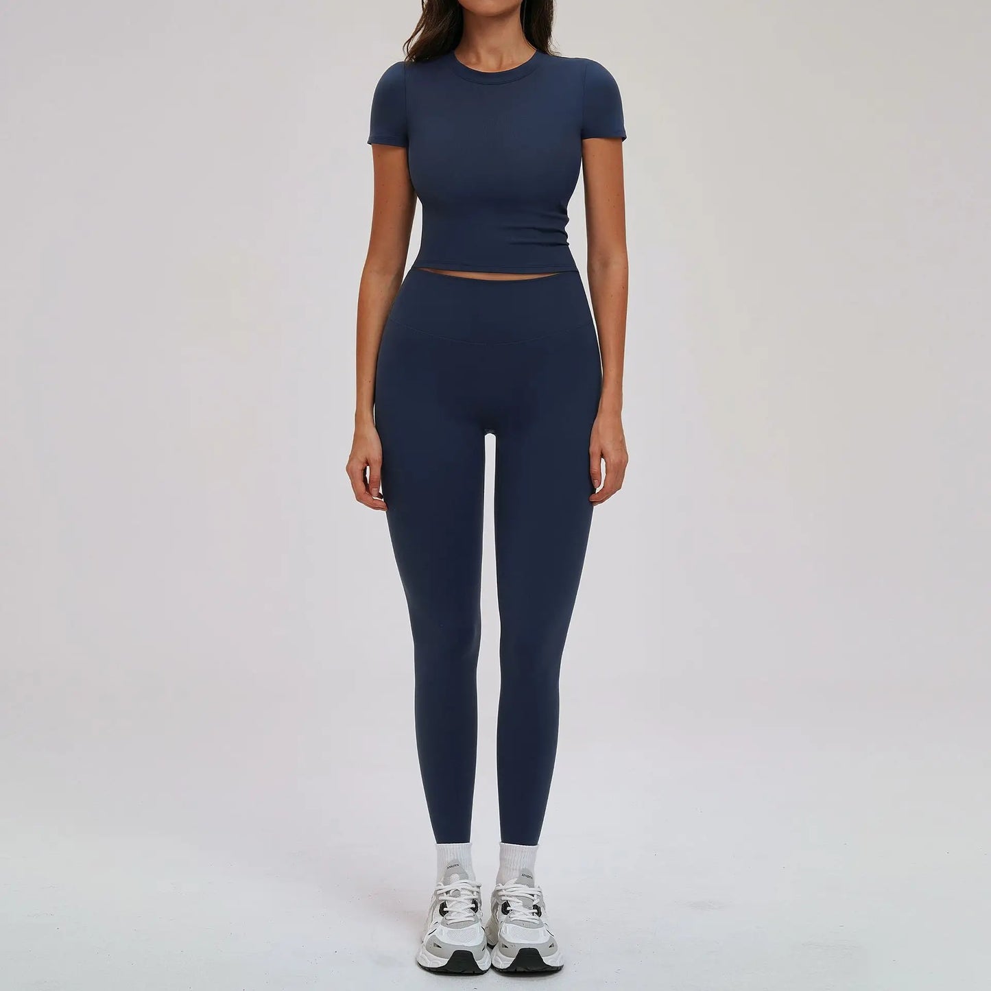 Yoga Set for Women 2026 Beauty Back Tight-Fitting Versatile Yoga Outfit Outdoor Running Sports Set Gym Wear Workout Clothes