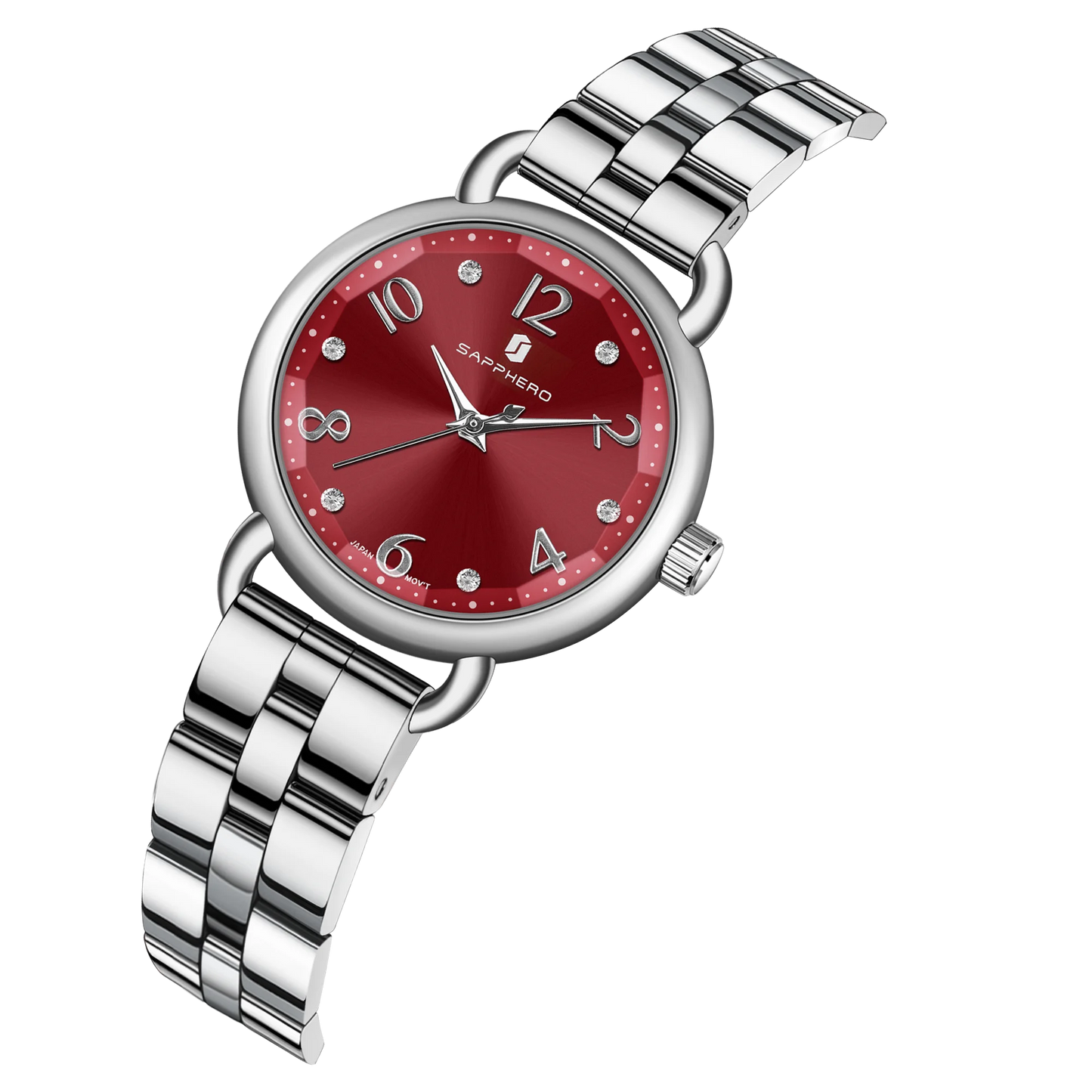 SAPPHERO Women's watches Fashion versatile women watch Light luxury Ultra-thin Women's watches Stainless steel straps Gift Clock