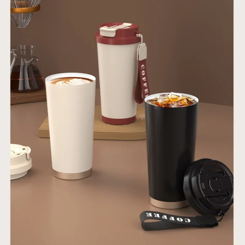 530ML Thermal Mug Portable Travel Cup Thermoses Household Coffee Insulated Mugs The Car Vacuum Flasks Isotherm Water Bottle