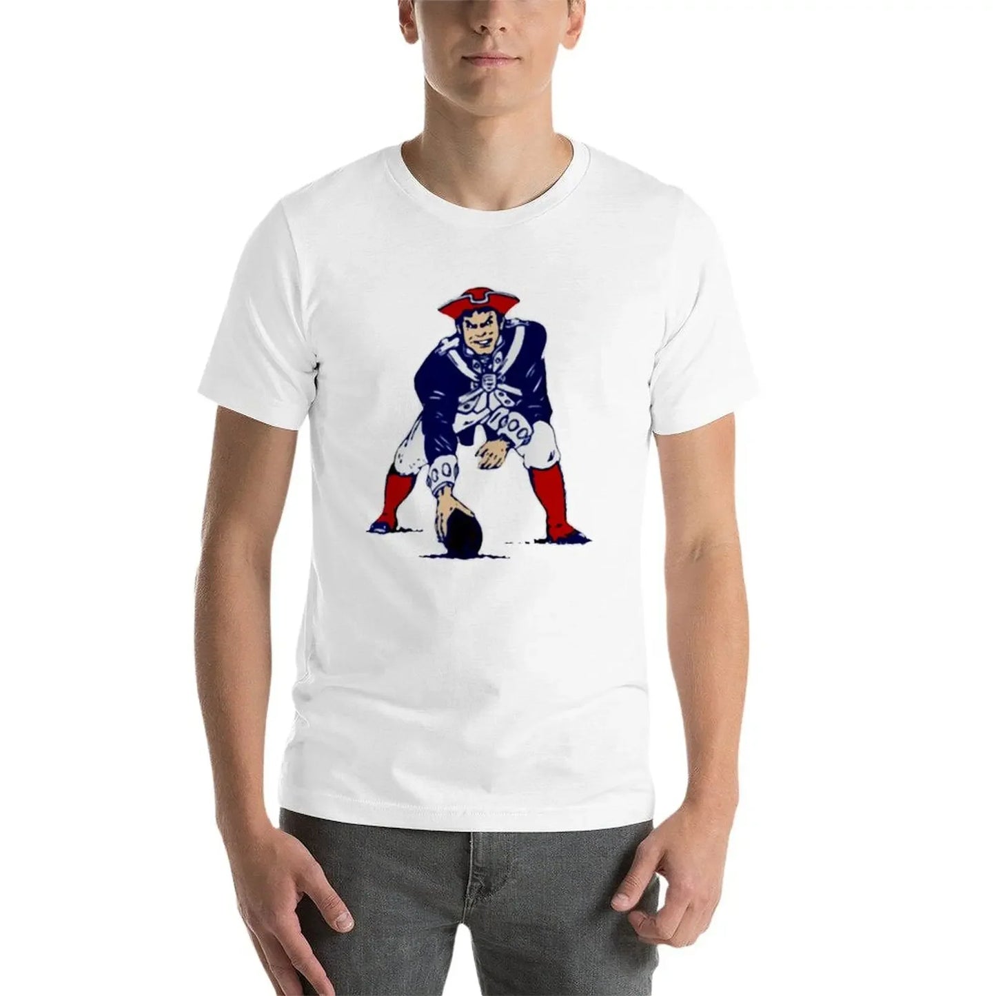 New Football Patriots T-Shirt man t shirt designer shirts clothing for men