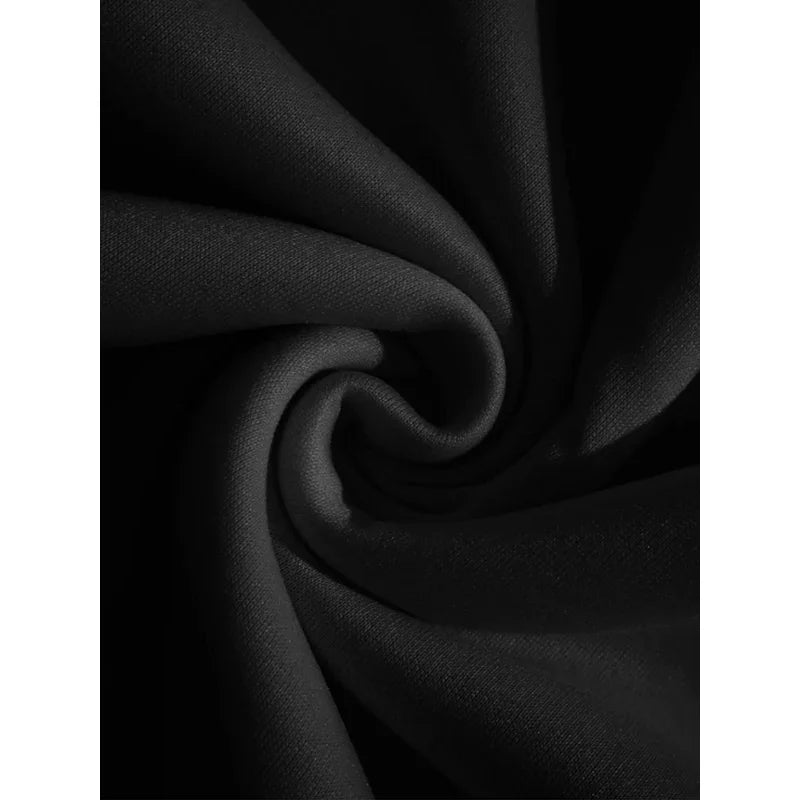 Women's Black Hoodie with White Heart Print Casual Sweatshirt for Daily Wear and Fashion Style