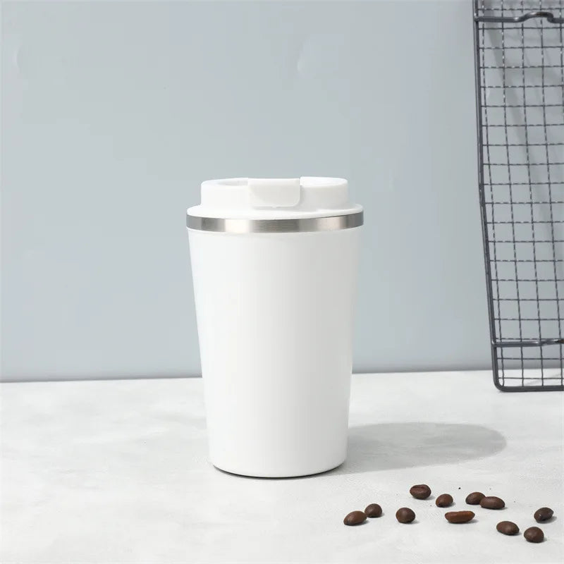 Personalized Name Thermos Mug Custom Engraved Double Wall Stainless Steel Travel Cup Vacuum Insulated Tumbler for Coffee Tea