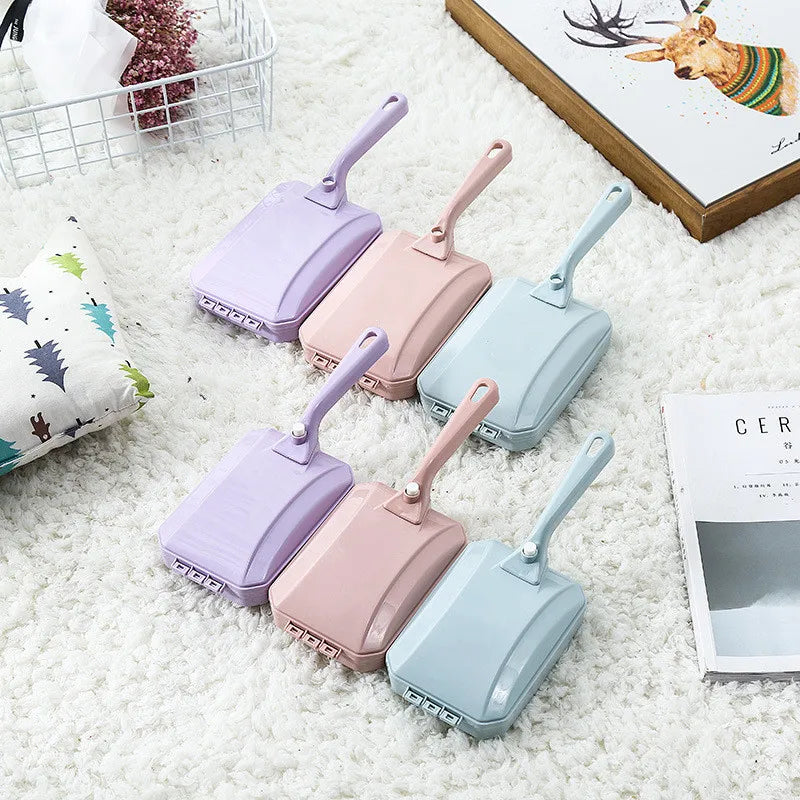 Creative Handheld Carpet Table Brush Plastic Floor Sweeper Crumb Dirt Cleaner Roller Tool Home Cleaning Brushes Accessories