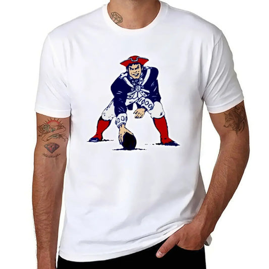 New Football Patriots T-Shirt man t shirt designer shirts clothing for men