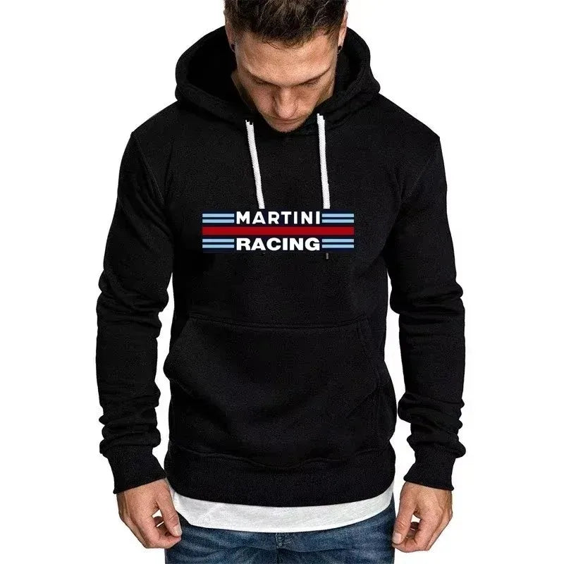 Men's Hoodies Martini Racing Print Unisex Hooded Fleece Sweatshirt Pullover Jacket Casual High Quality Streetwear Fashion Trends