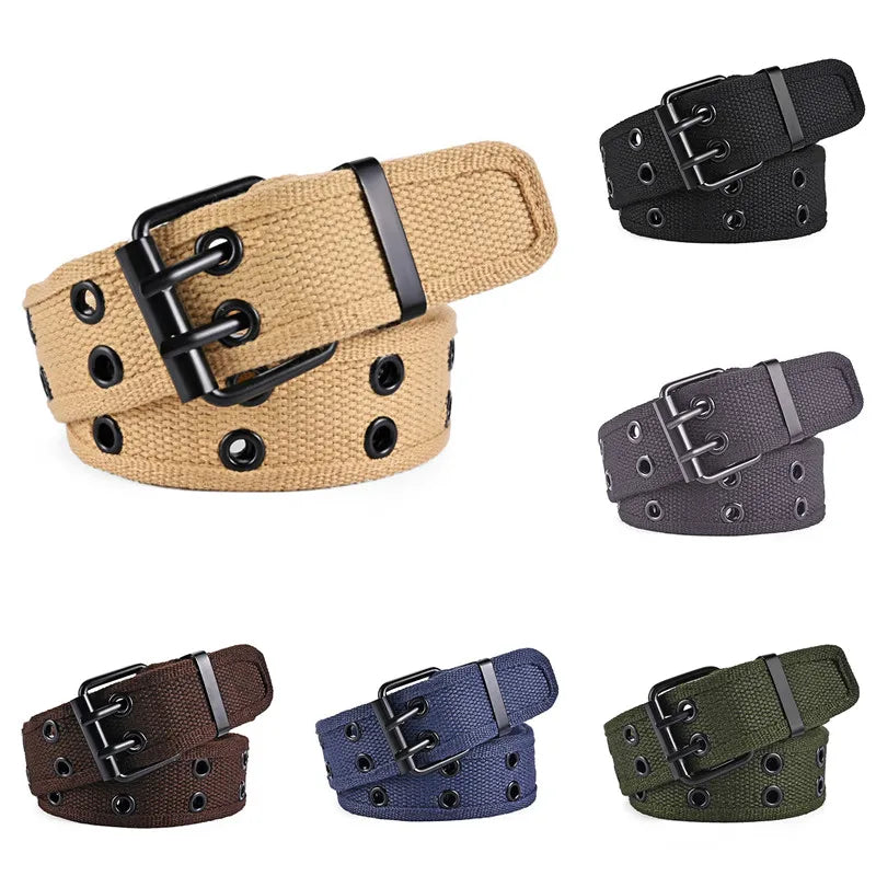 Men Belts Army Military Canvas Nylon Webbing Tactical Belt Fashion Casual Designer Unisex Belts High Quality Sports Strap
