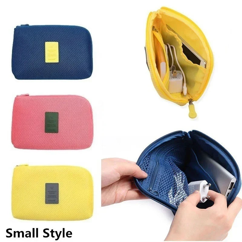 Accessories Electronics Organizer Kit Case Pouch Travel Data Cable Earphone Wire Pen Power Bank Digital Storage Bag