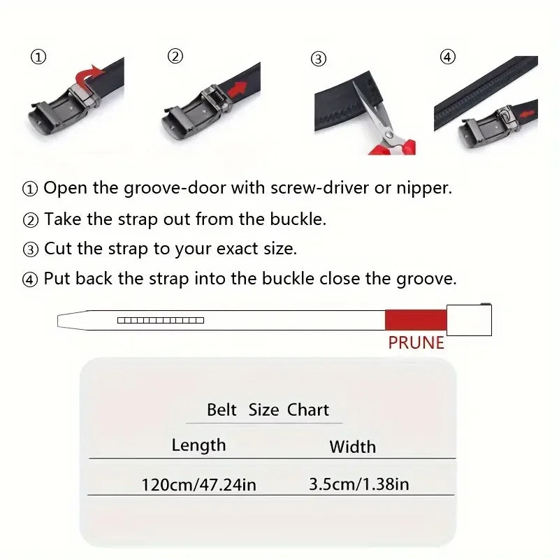 Men's belts High-quality material belt Metal automatic buckle Brand luxury design Men's business fashionable and versatile belt