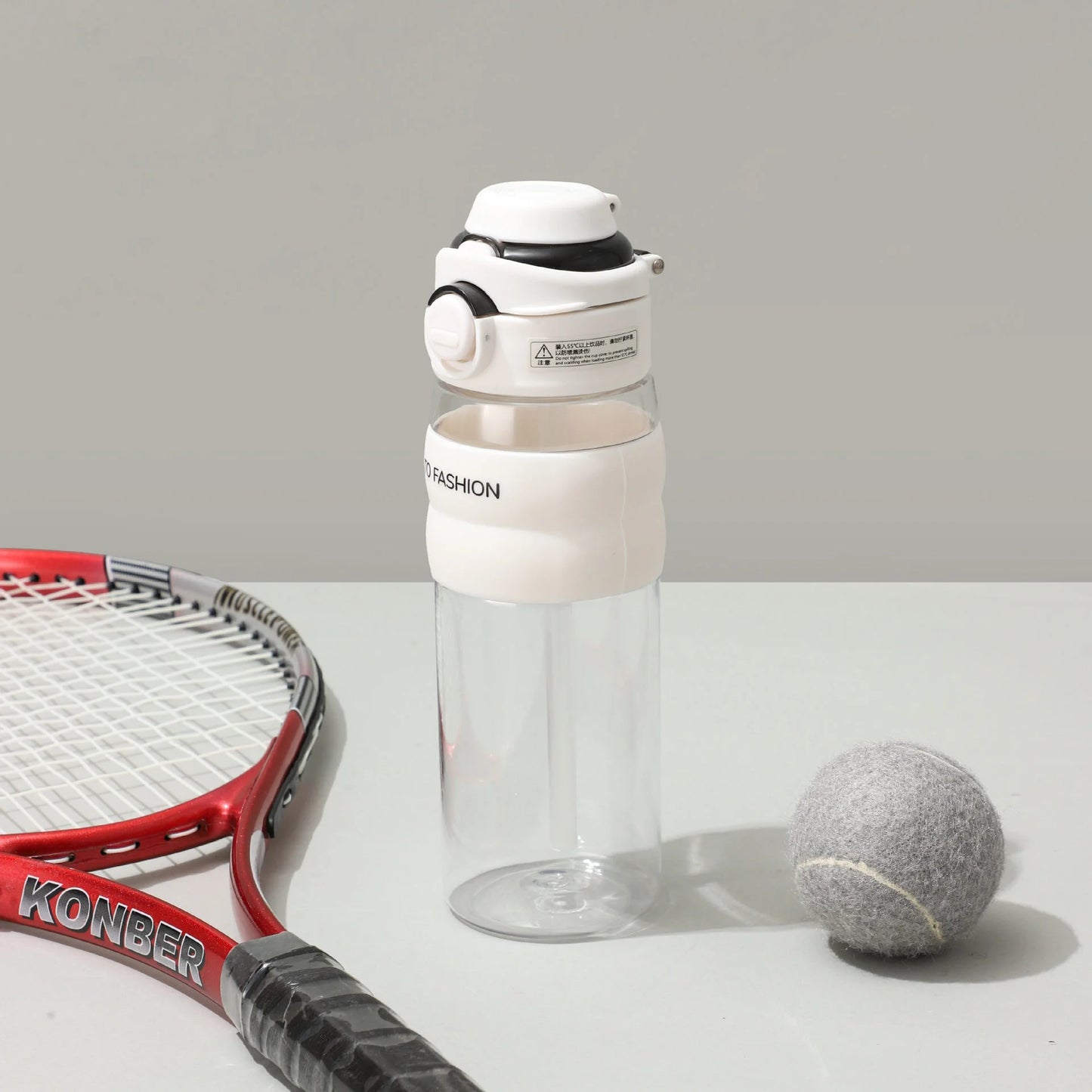 1 Pc Large Capacity Water Bottle - Multiple Styles, Straw Water Bottle for Students, Stylish, Portable for Outdoors, H