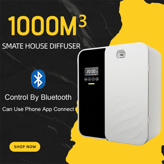 Aroma Diffuser 500ml Large Tank Relaxing Essential Oil Diffuser Silent Humidifier with LED Night Light for Home/Office