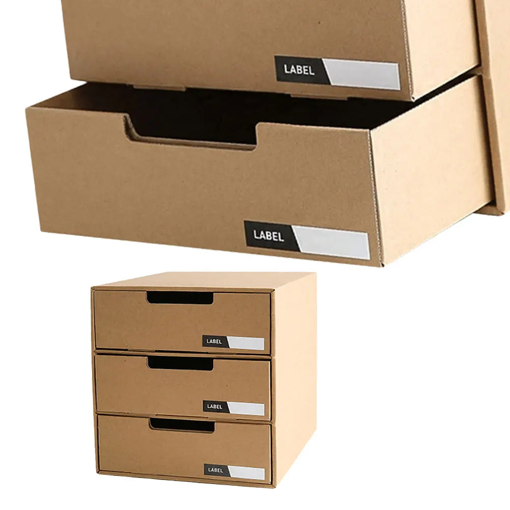 Drawer Organizer Box Desktop Storage Holder For Files Stationery Sundries Multiple Layer Desktop Drawers Organizers Case