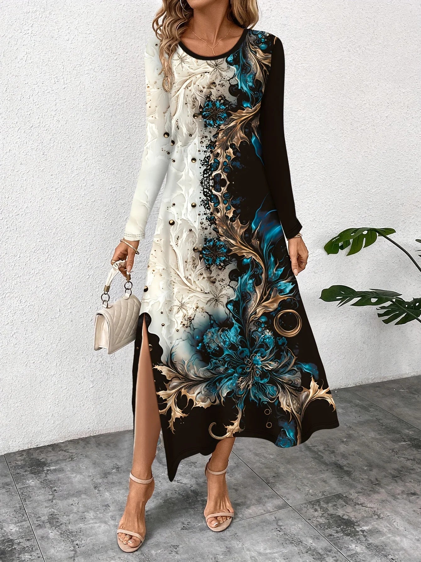 Fashion Elegant Women Dress Loose Casual Dress Women Dress New Temperament