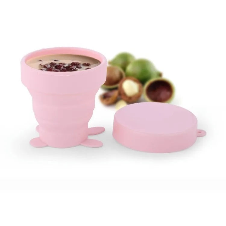 Outdoor Travel Mug Can Be Reused Foldable Durable Collapsible Teacup for Picnic Telescopic Cup Pocket Portable Silicone
