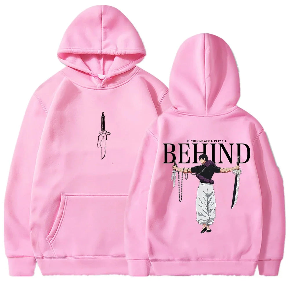 Anime Hoodies Men Women  Manga Hooded Pullover Gothic Sweatshirts Hip Hop Streetwear Men's Clothing sweatshirt harajuku