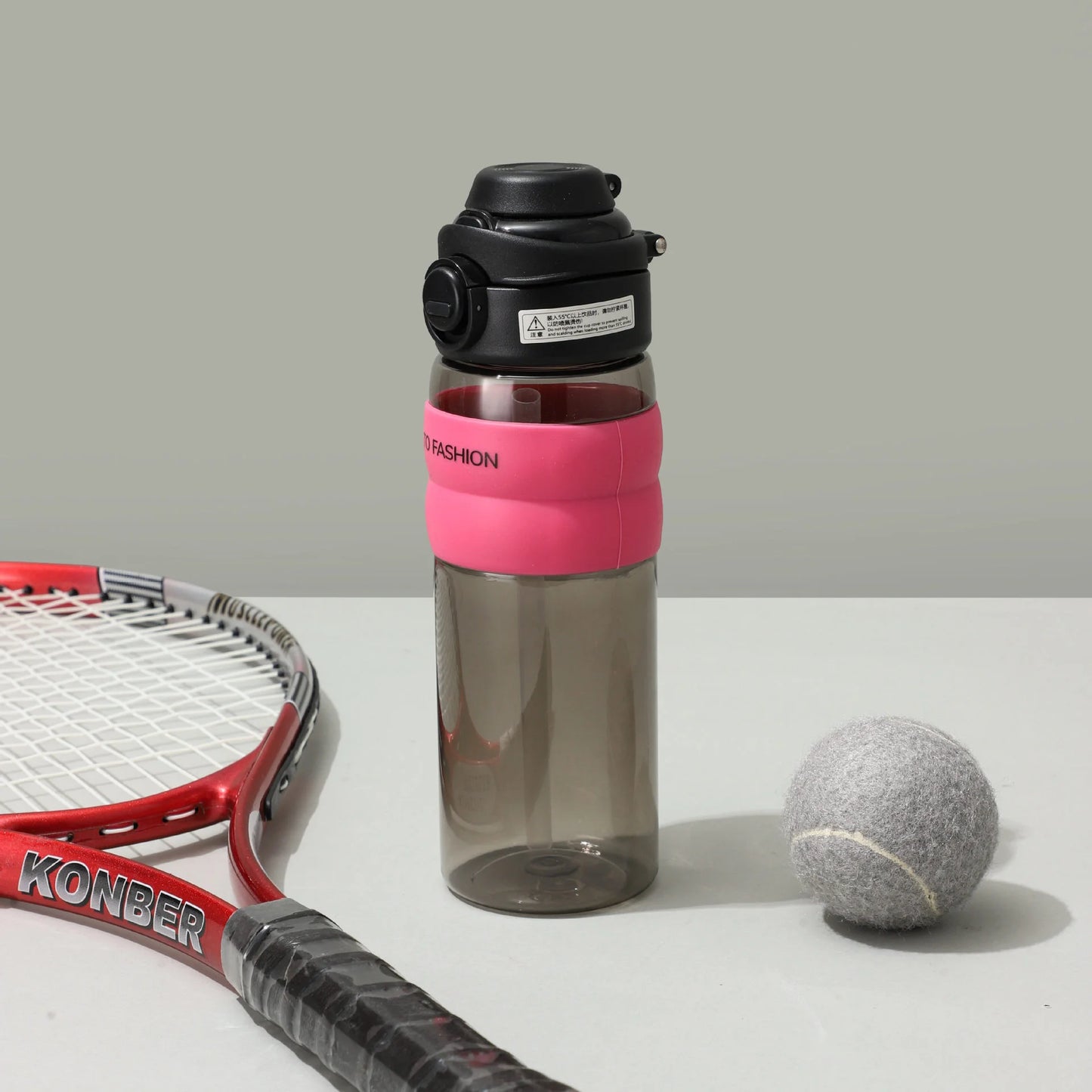 1 Pc Large Capacity Water Bottle - Multiple Styles, Straw Water Bottle for Students, Stylish, Portable for Outdoors, H