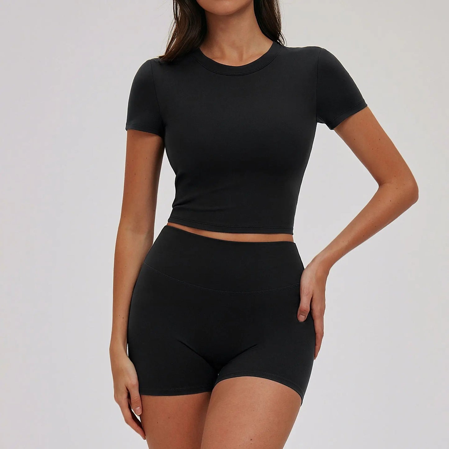 Yoga Set for Women 2026 Beauty Back Tight-Fitting Versatile Yoga Outfit Outdoor Running Sports Set Gym Wear Workout Clothes