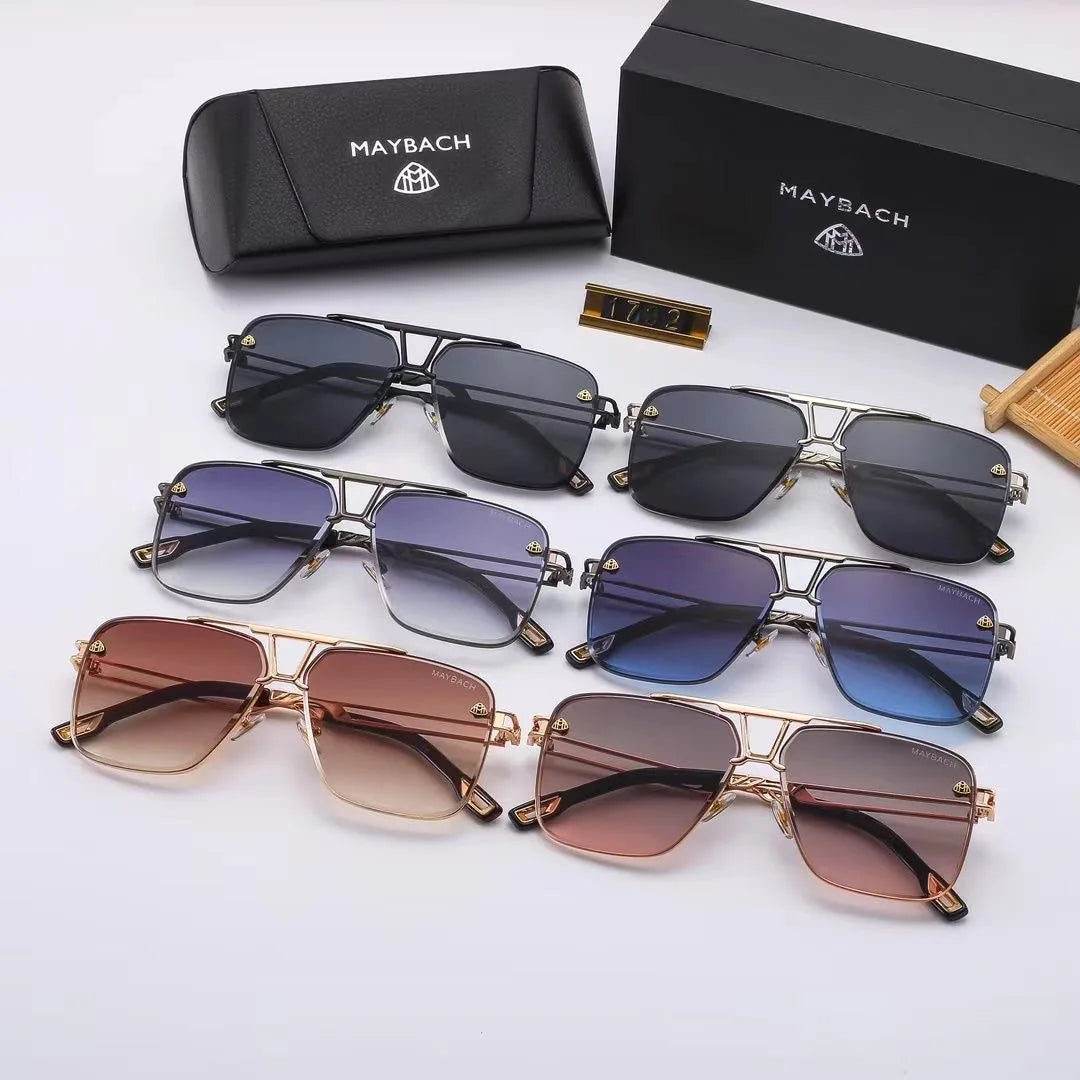 MAYBACH Luxury brand Sunglasses for Men and women Classic Sun Glasses High Quality Eyewears Pilot Goggle UV 400 Protection 17911