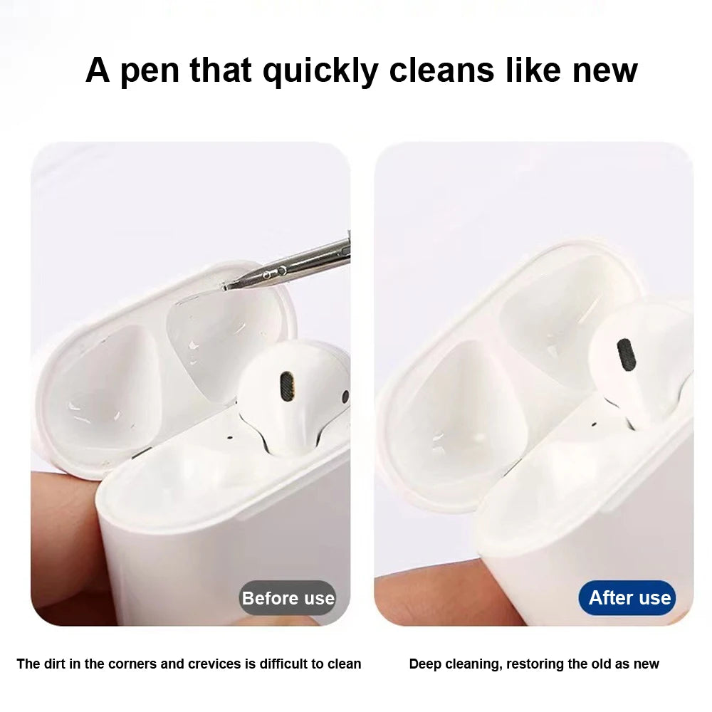 Cleaner Kit Earphones Cleaning Pen for Airpods Pro 2 3 4 Brush Headsets Cleaners Earbuds Cleaning Tools for Galaxy Buds 3 Xiaomi