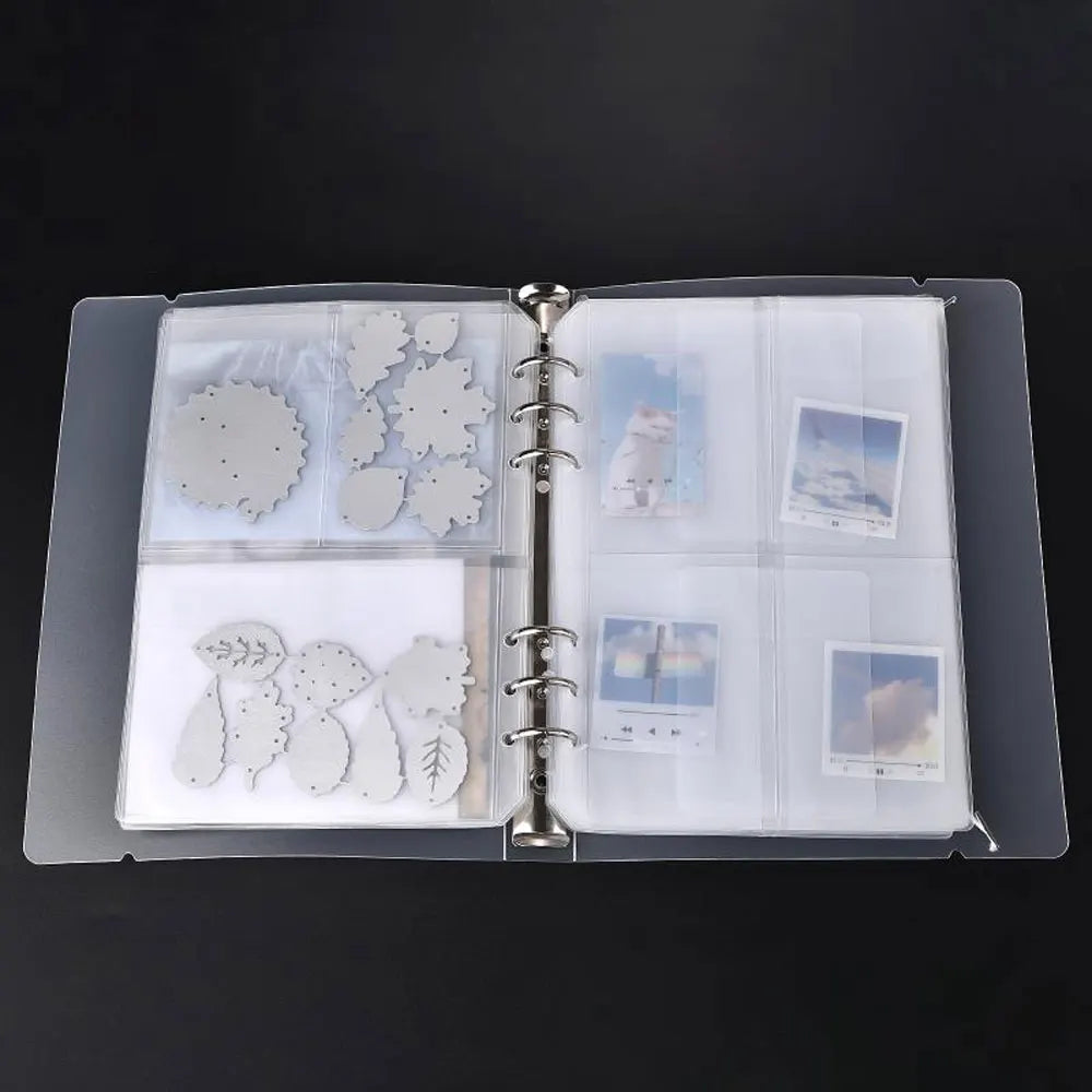 Die Storage Book Binder Die and Stamp Storage Folder Page Protectors Pockets For Storaging Photos Documents Organized