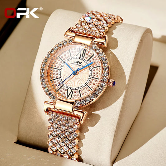 OPK 8618 Full Diamond Elegant Women's Watches