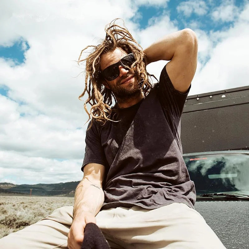 Classic Square Sunglasses Men Women Luxury Brand Designer Sun Glasses for Men Driving Fishing Goggles Man UV400