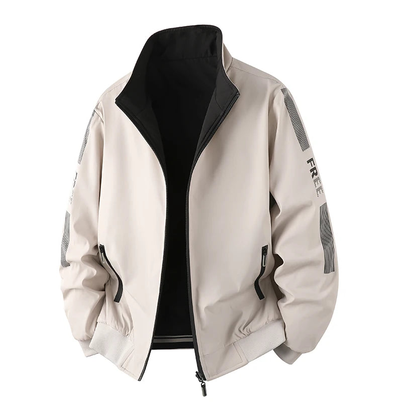 Men's Jackets Spring and Autumn Clothes Lightweight Thin Male Coats Plus Size Casual Zipper Baseball Jacket Outwear Man Clothes