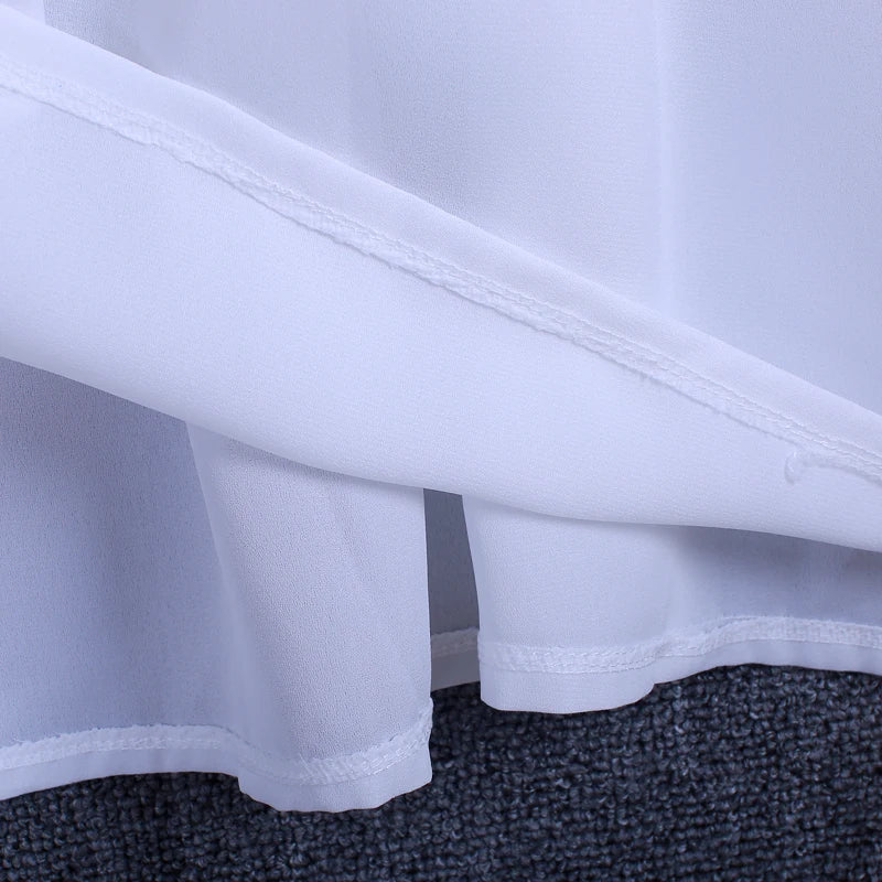 Summer tops for women  Fashion Lace Chiffon blouse V-Neck Loose Casual Chiffon Shirt