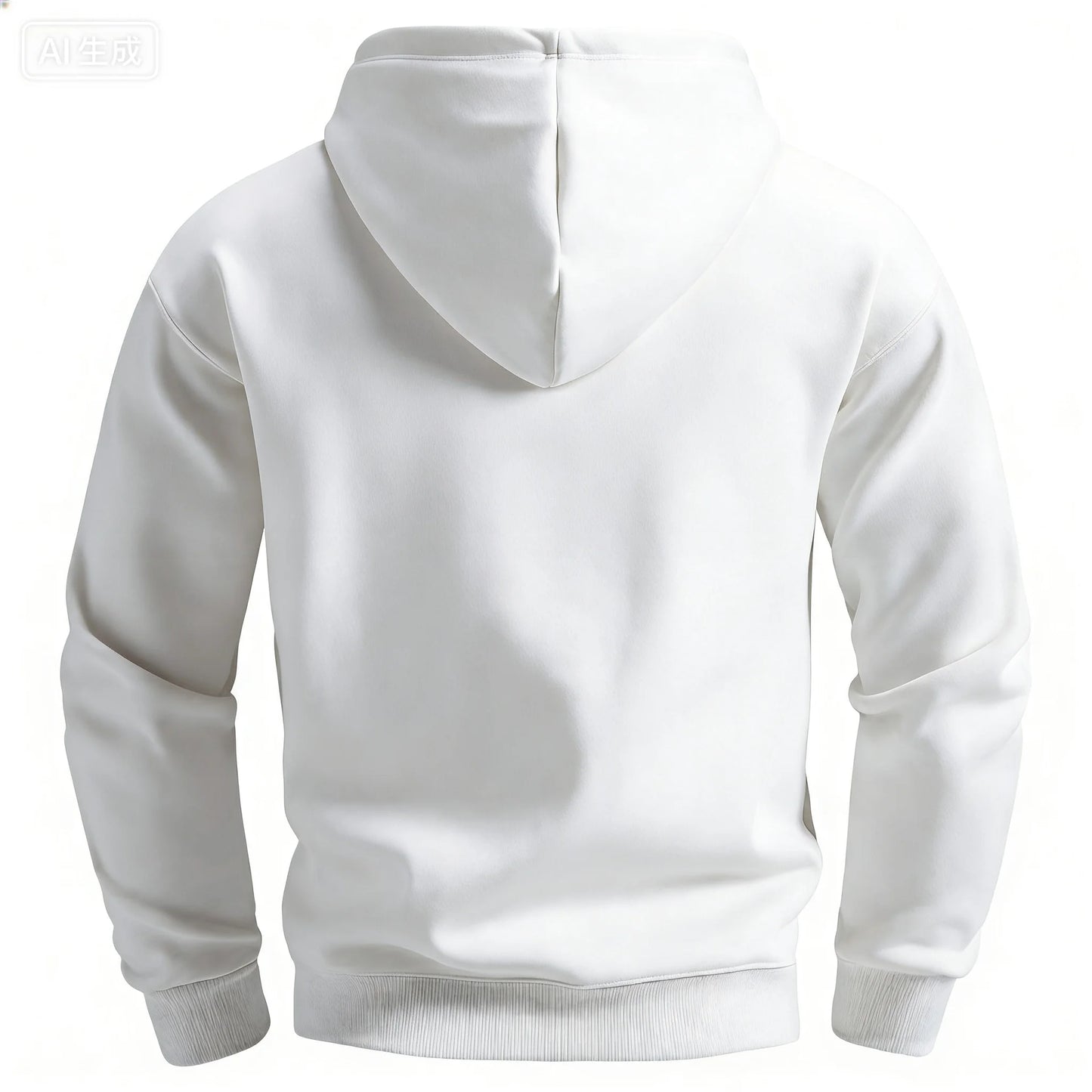 Men's casual long sleeved hoodie  fashionable round neck solid color hoodie  can be machine  washed as  a  surprise gift