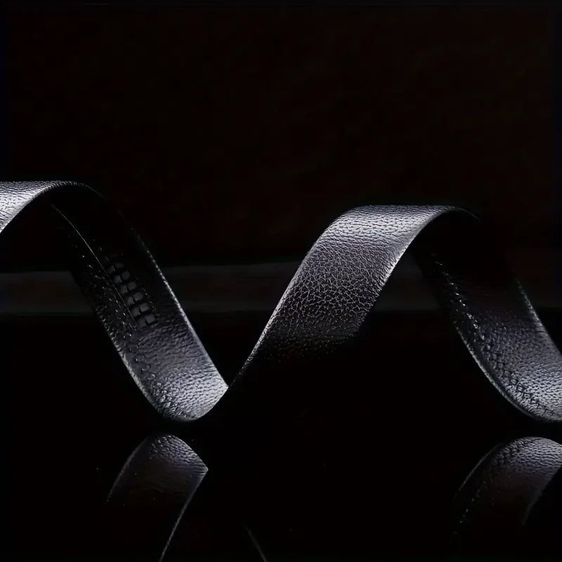 Men's belts High-quality material belt Metal automatic buckle Brand luxury design Men's business fashionable and versatile belt