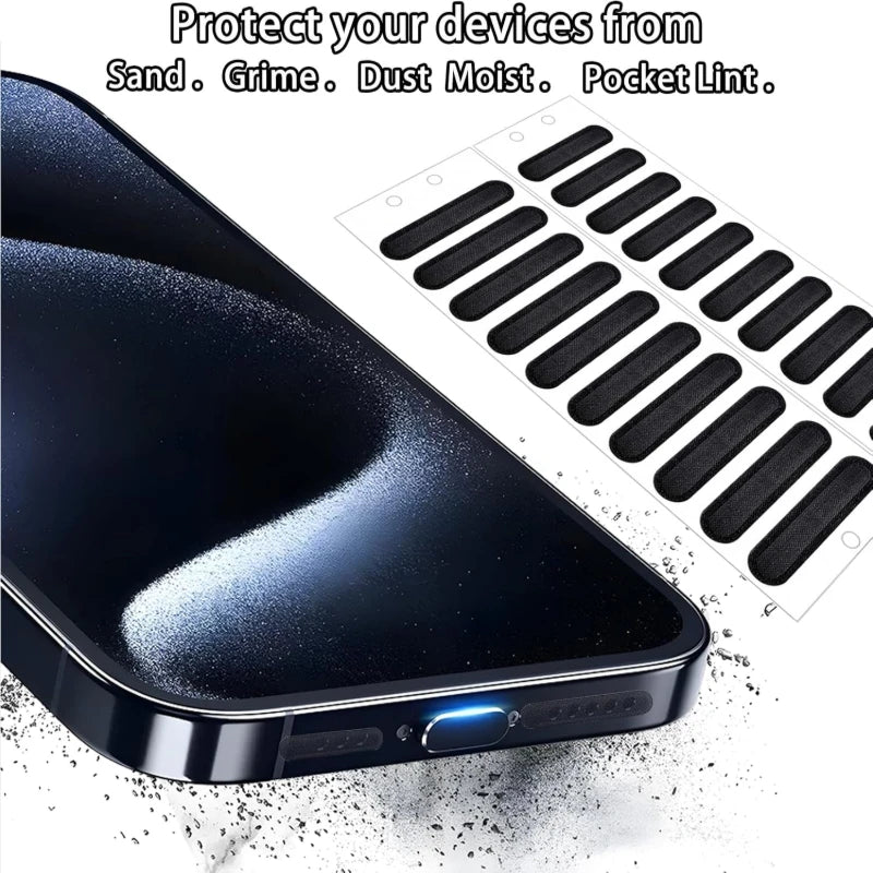 29pcs Phone Cleaning Kit, Include Type-C Port Dust Plug, Keyboard Cleaner, Speaker Mesh Guard, Phone Maintenance Accessories Set